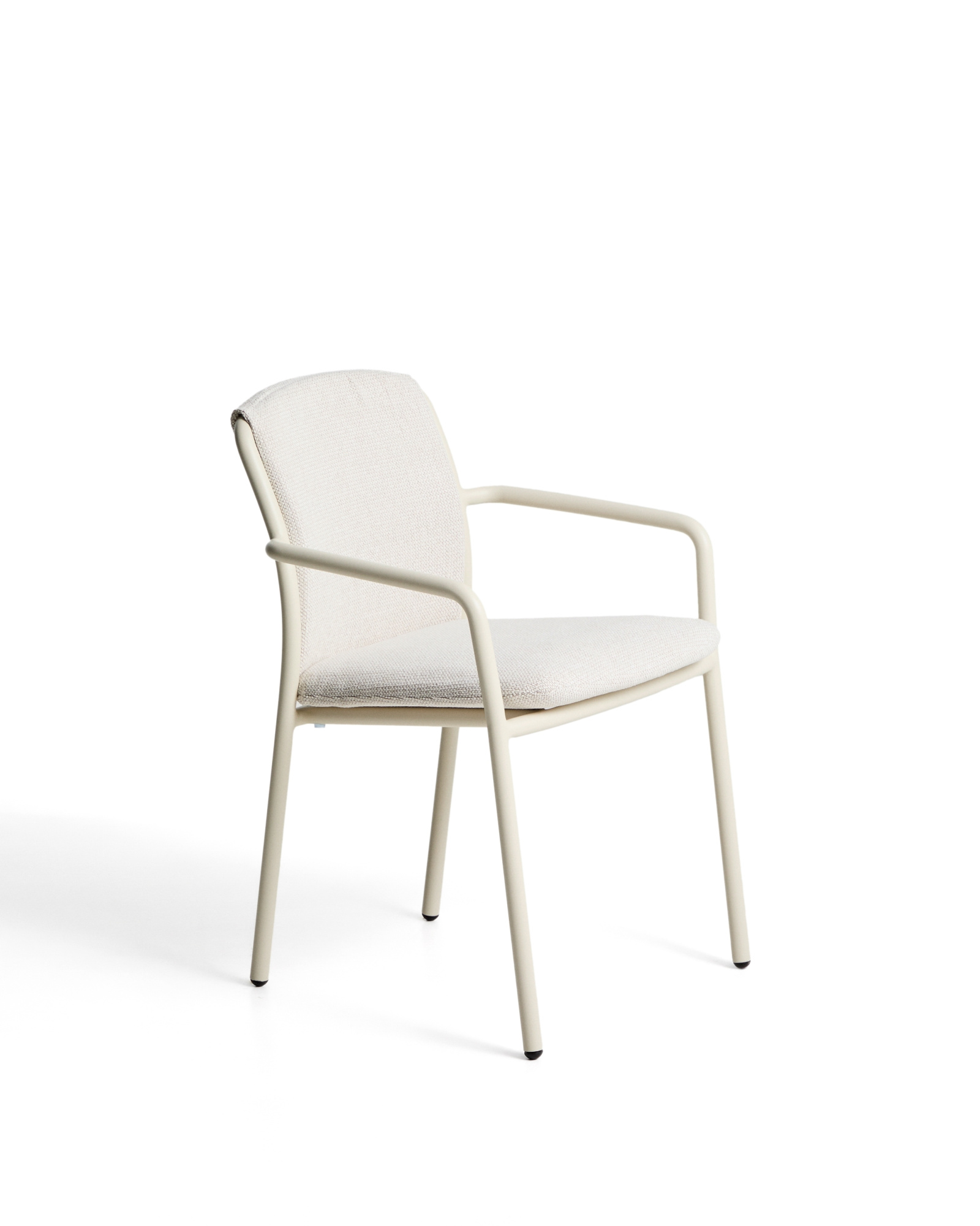 Уличный стул Linosa из бежевого алюминия с бежевой подушкой La Forma 482287