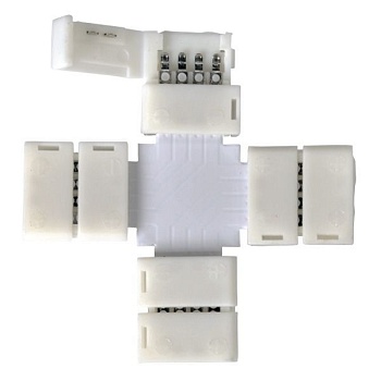 Соединитель для лент Elektrostandard LED 3X коннектор для RGB ленты X (5pkt)