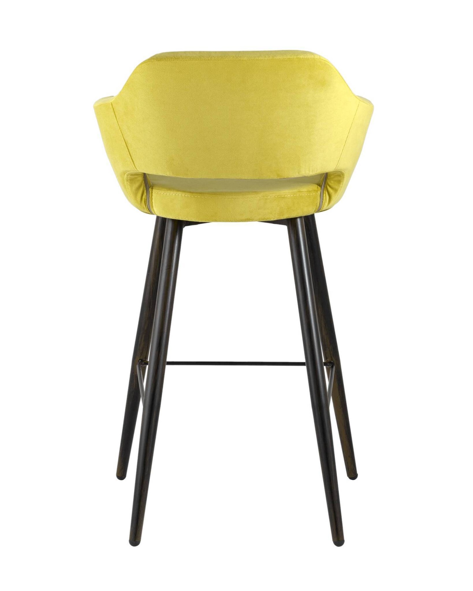 Стул барный Саймон велюр золотистый Stool Group