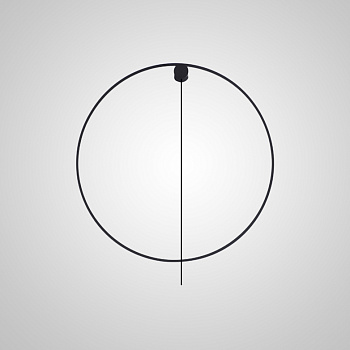 Настенный светильник WILD RING B D30 Black by ImperiumLoft