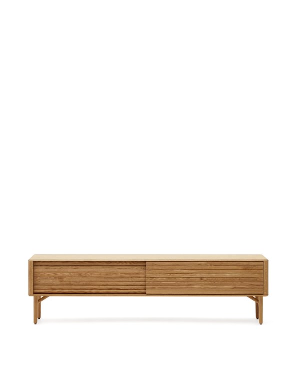 Тумба под TV Lenon из древесины дуба 200 x 55 cm La Forma (ex Julia Grup)
