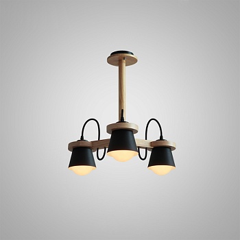 Люстра потолочная NATURA B3 Black by ImperiumLoft