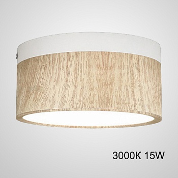 Точечный светильник FOG WOOD D14,5 White 3000К 15W by ImperiumLoft
