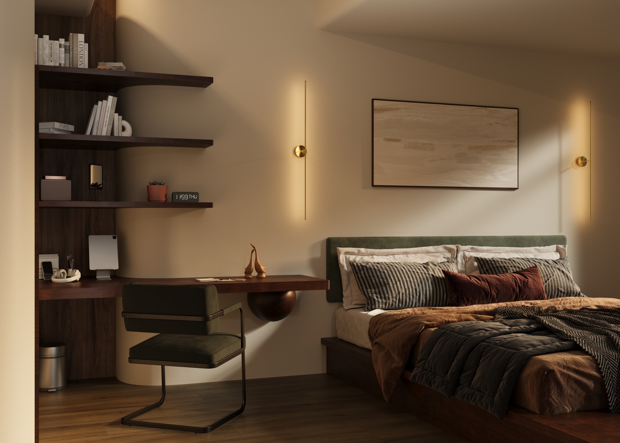 Настенный светильник (бра) Technical C084WL-L18BS2.7K