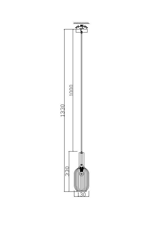 Подвесной светильник Freya FR8013PL-01AM