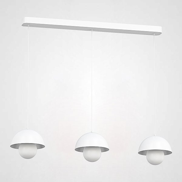 Подвесной светильник TEODOR TRIO White by ImperiumLoft