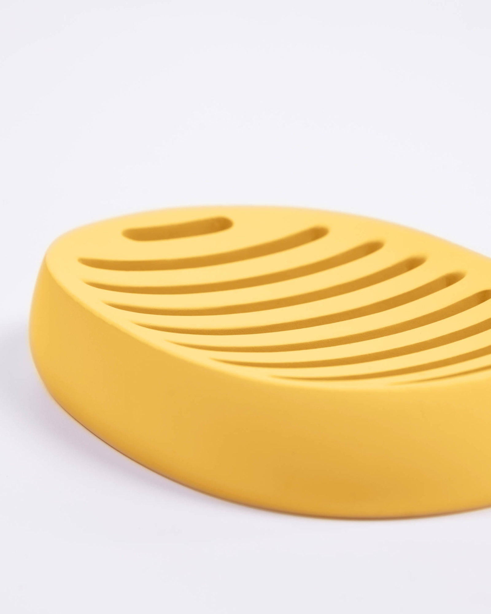 Chia Мыльница из искусственного камня горчичная La Forma (ex Julia Grup)