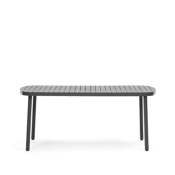 Joncols Уличный алюминиевый стол с серой отделкой 180 x 90 см La Forma (ex Julia Grup)