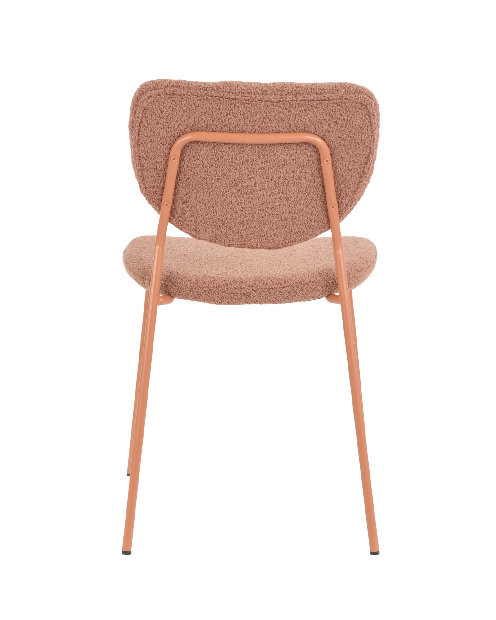 Стул обеденный Gigi коричневый букле розовые ножки Stool Group