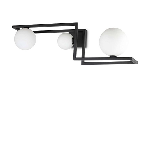 Потолочный светильник Ideal Lux ANGOLO PL3 NERO 284286