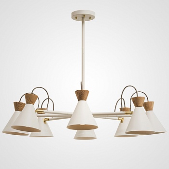 Люстра на штанге SINDRE D91 White by ImperiumLoft