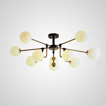 Подвесная люстра AGIRA D105 White by ImperiumLoft