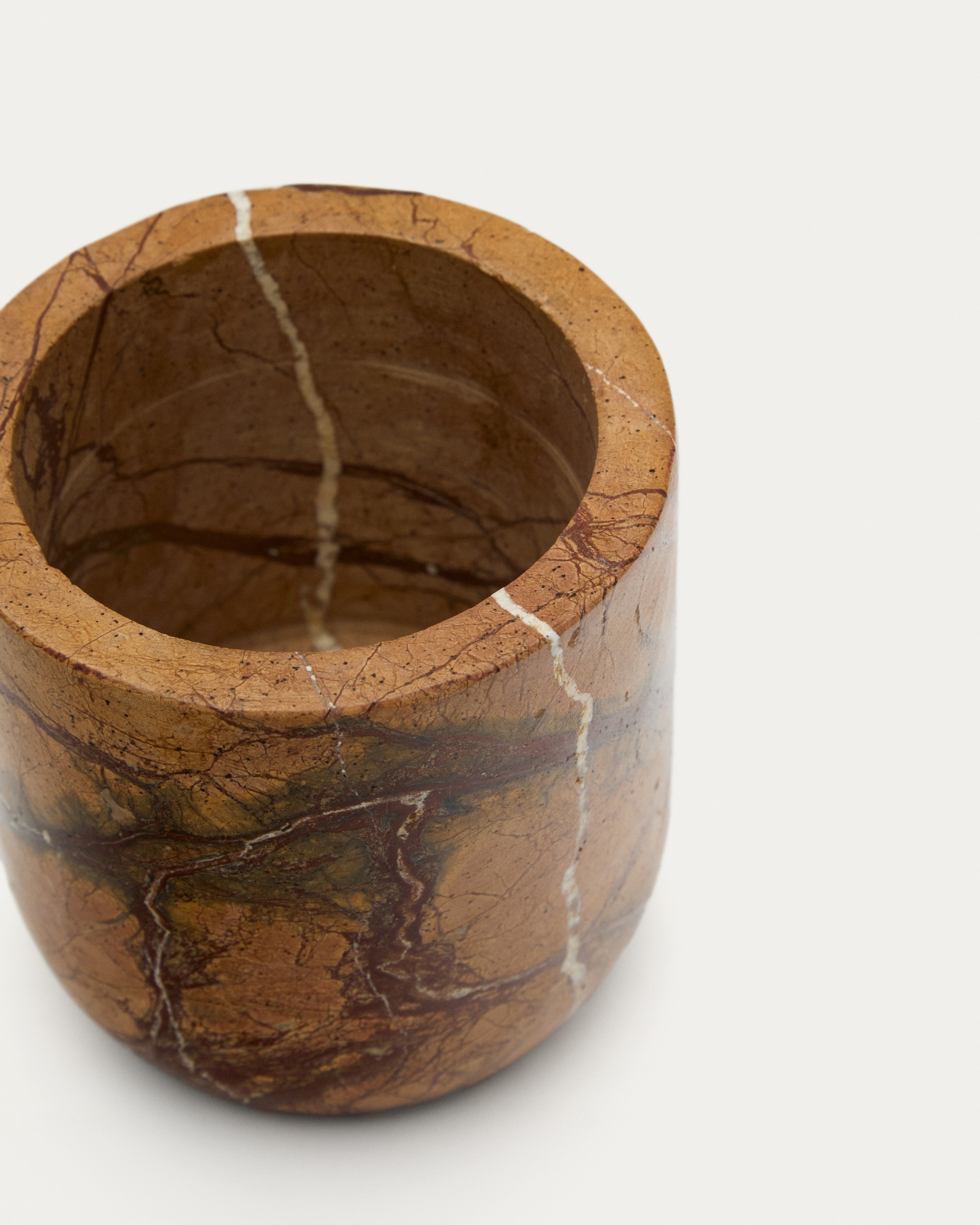 Стакан для зубных щеток Spalsh из бежевого мрамора La Forma (ex Julia Grup)