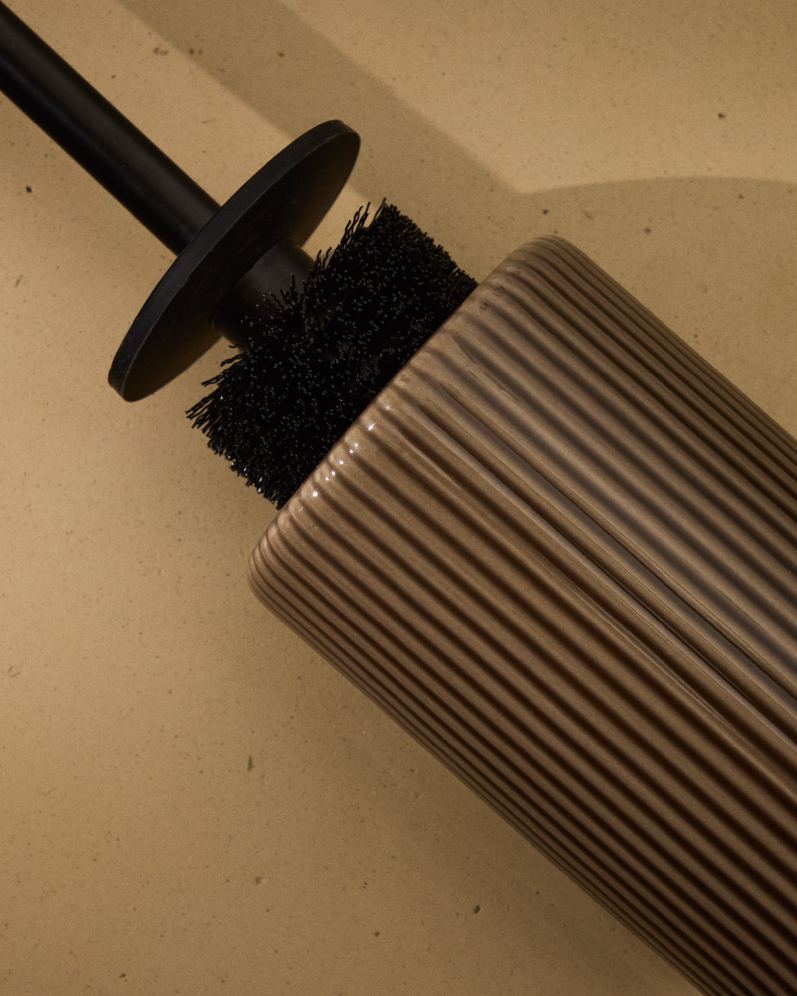 Щетка для унитаза Selime керамика коричневого цвета La Forma (ex Julia Grup)