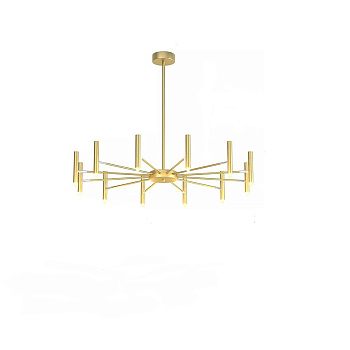 Люстра POP P40 Chandelier 12 lamps D100 Mod.A Gold by ImperiumLoft