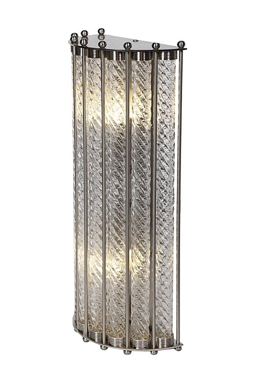 Бра из прозрачного стекла (хром) Garda Decor K2KG0907W-2