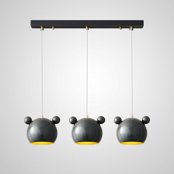 Подвесной светильник BEAR COMBO L50 Black by ImperiumLoft