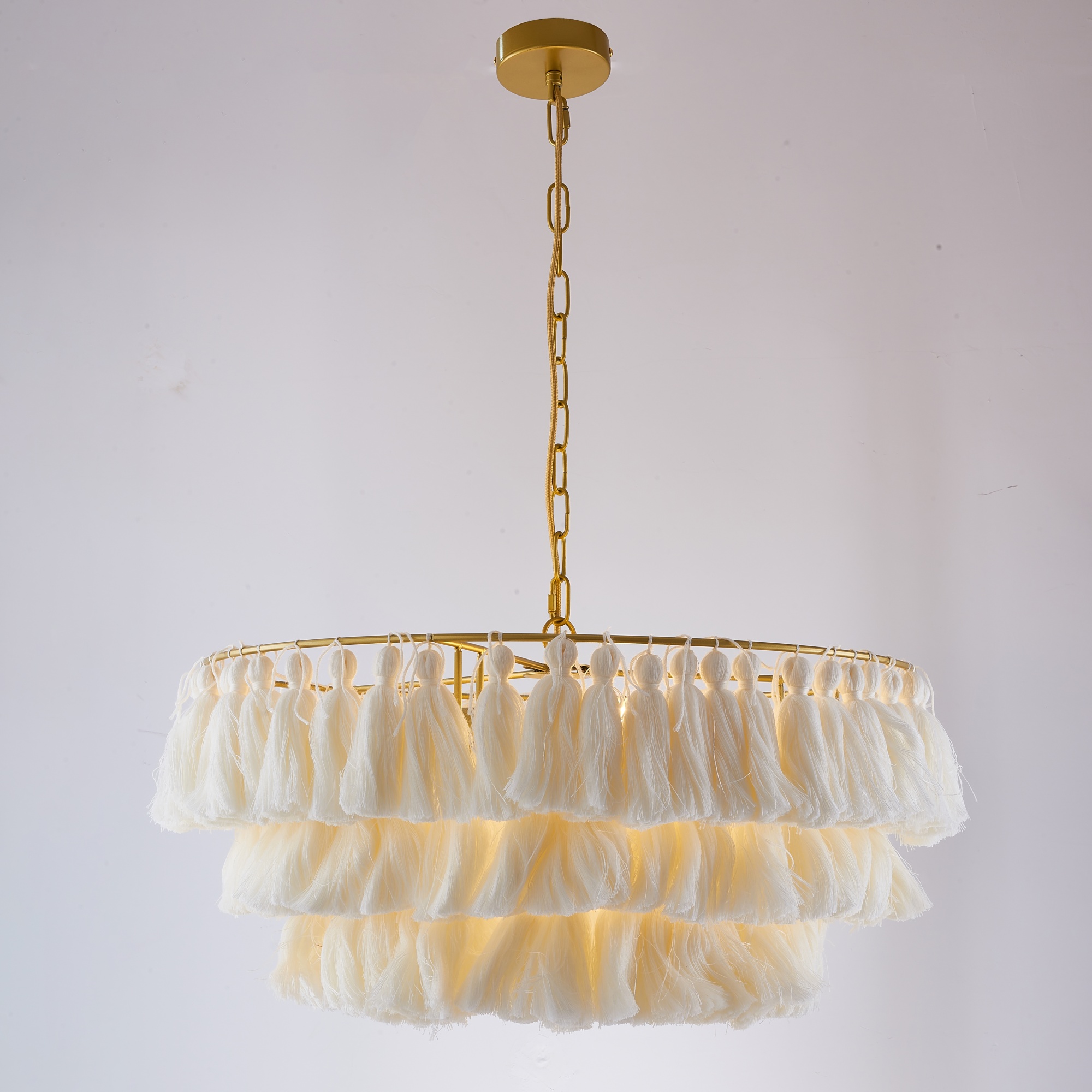 Подвесная люстра TASSEL Бежевый by ImperiumLoft