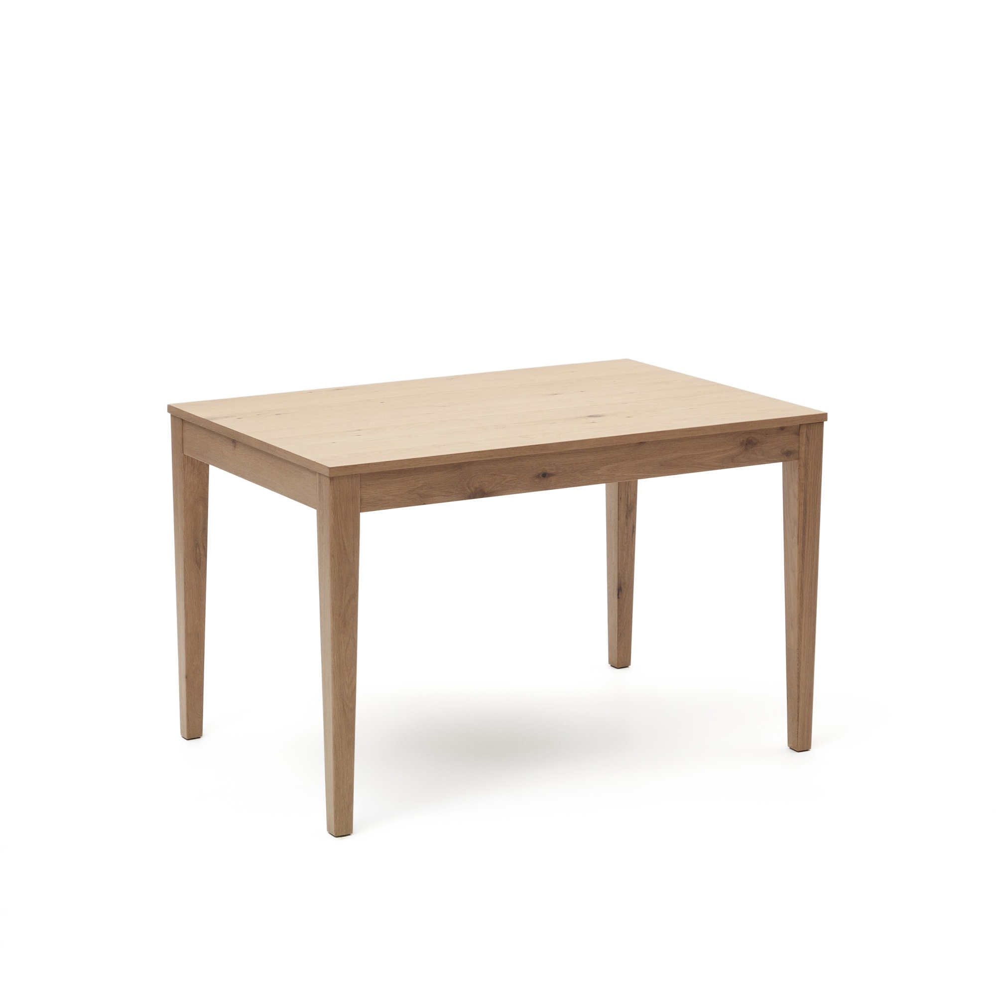 Yain Раздвижной стол из дубового шпона и массива дуба 120 (180) x 80 см La Forma (ex Julia Grup)