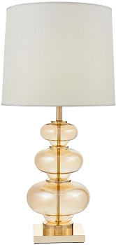 Интерьерная настольная лампа Lumina Deco LDT 303 F.GD+WT