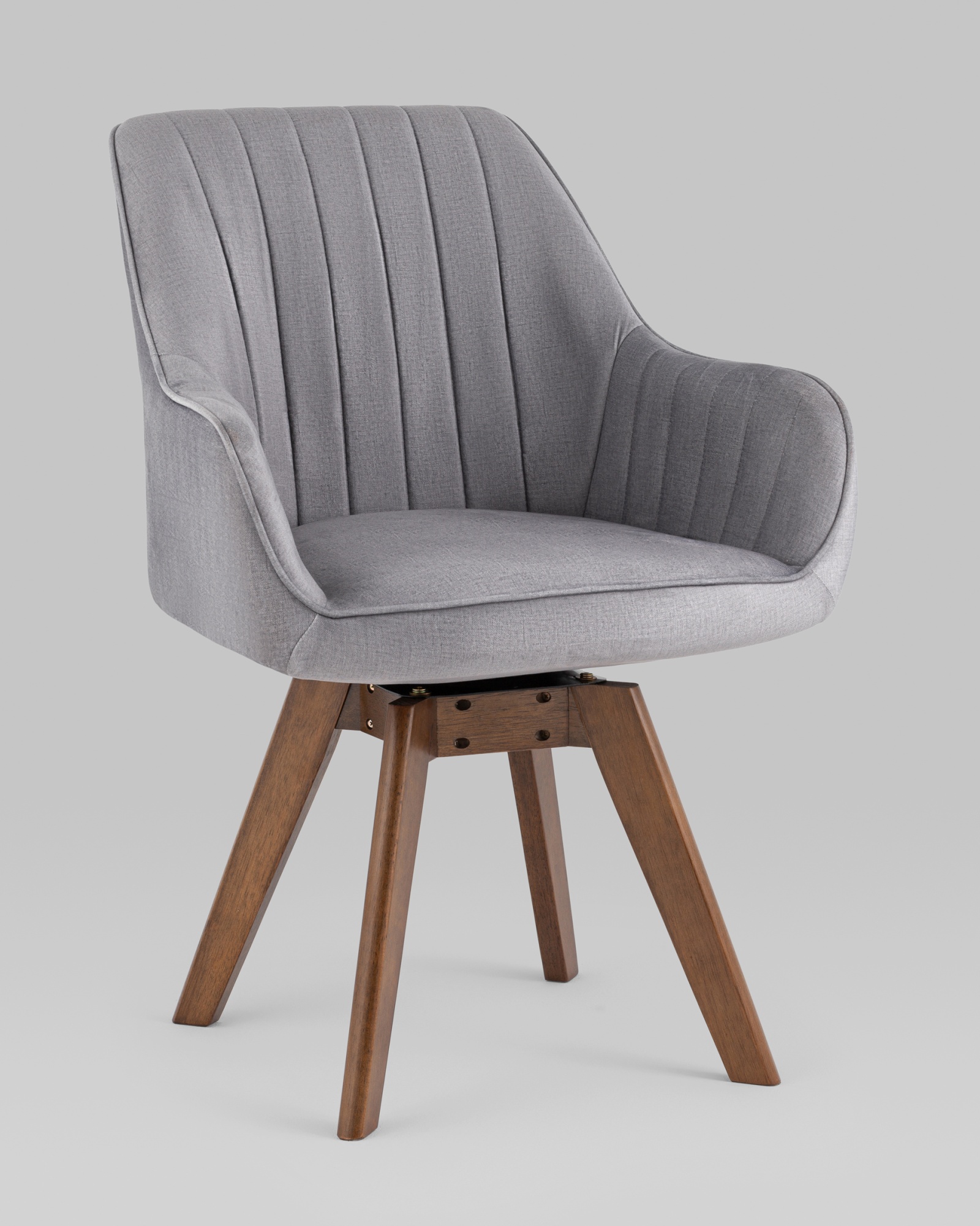 Стул обеденный вращающийся MANS NEW серый Stool Group