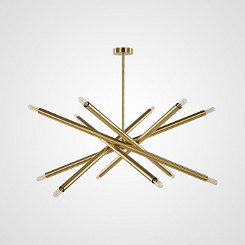 Люстра на штанге SPIKE D90 H70 by ImperiumLoft