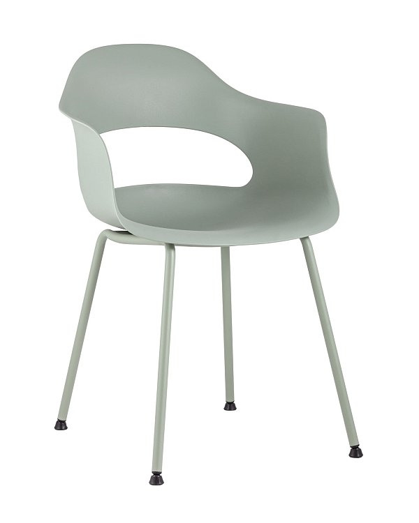 Стул Lady пластик серо-зеленый Stool Group