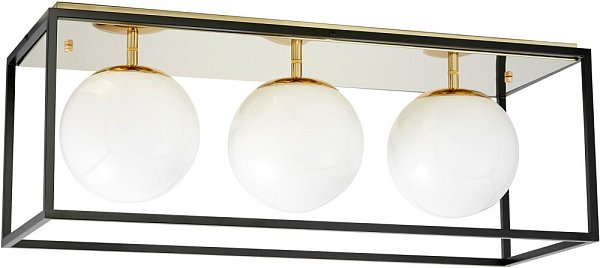 Потолочный светильник Lumina Deco LDC 8060-3 F.GD+BK