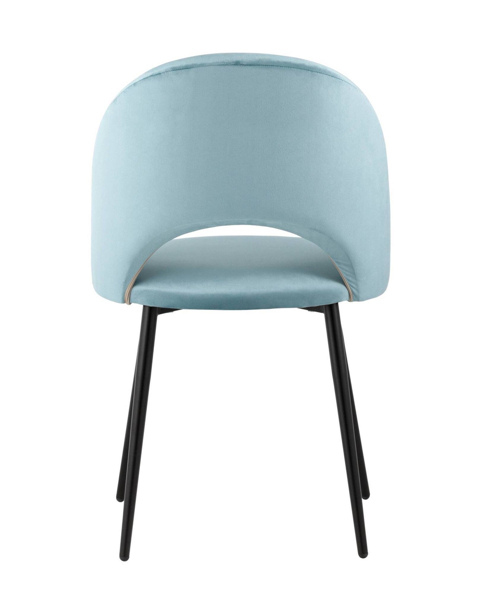 Стул Меган велюр пыльно-голубой Stool Group