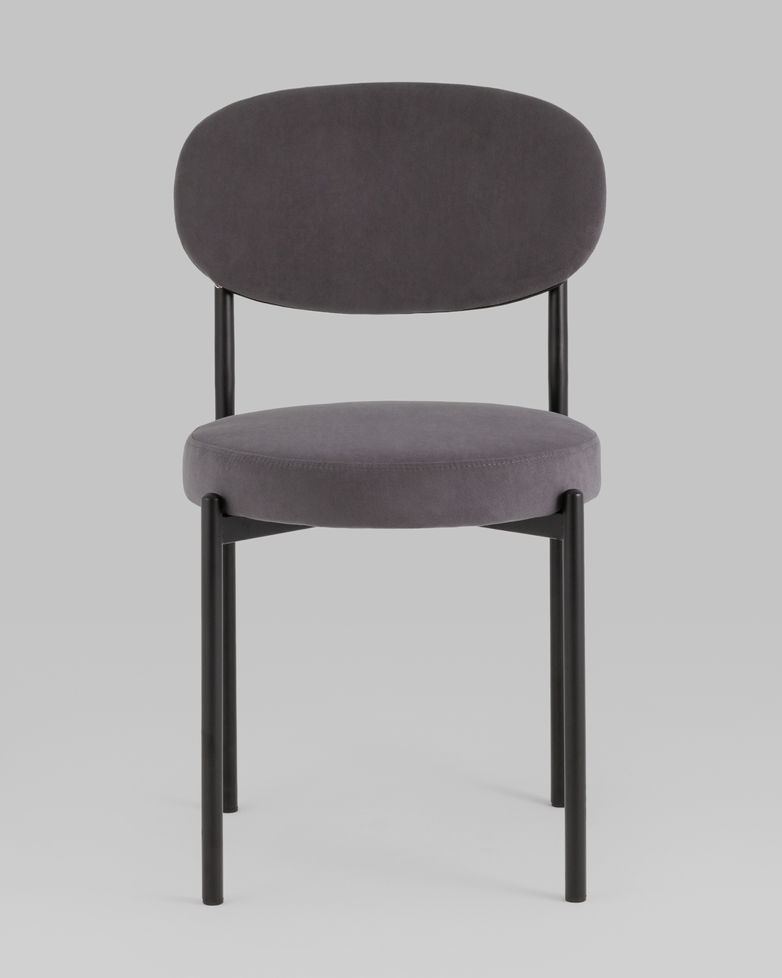 Стул Бриф SN велюр тёмно-серый, 4шт./уп. Stool Group