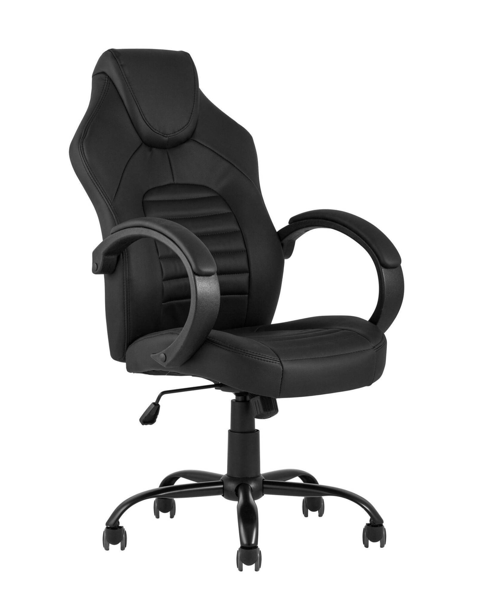 Кресло игровоеs Racer Midi черное TopChairs