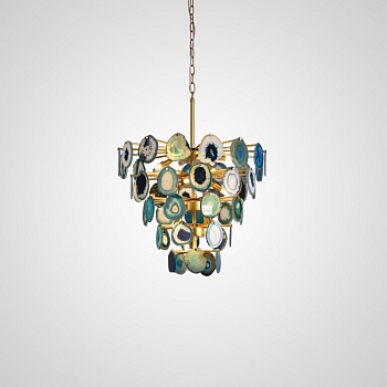 Подвесная люстра AGATE D60 Blue by ImperiumLoft