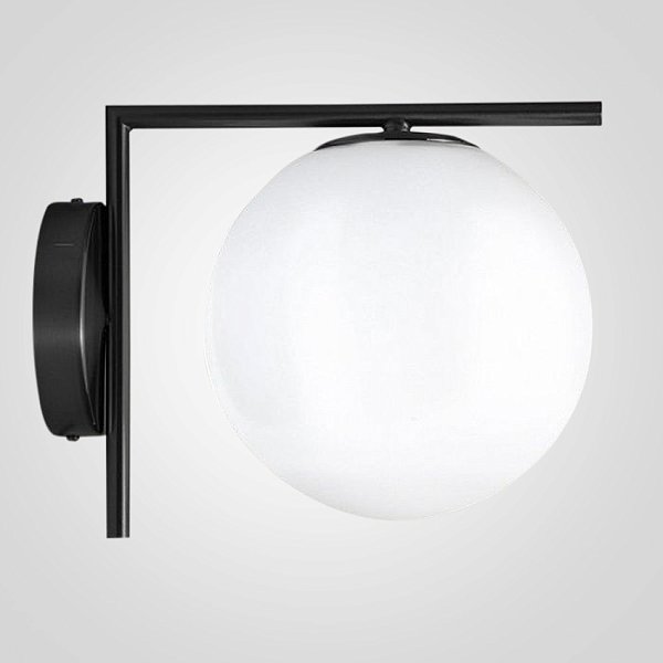 Бра IC Lighting Flos white ball IC C/W Black by ImperiumLoft