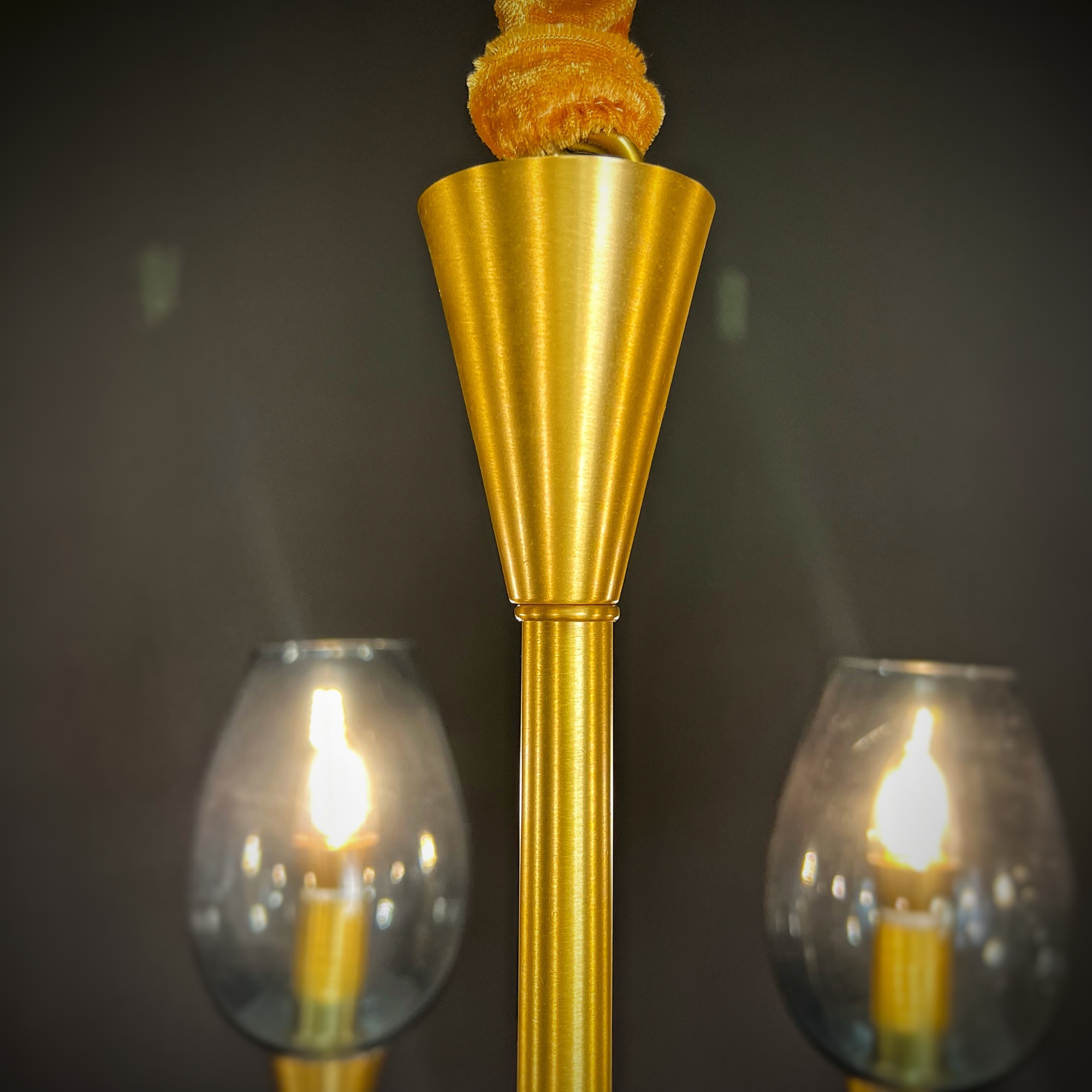 Подвесная дизайнерская люстра Viola 8 Синий by ImperiumLoft