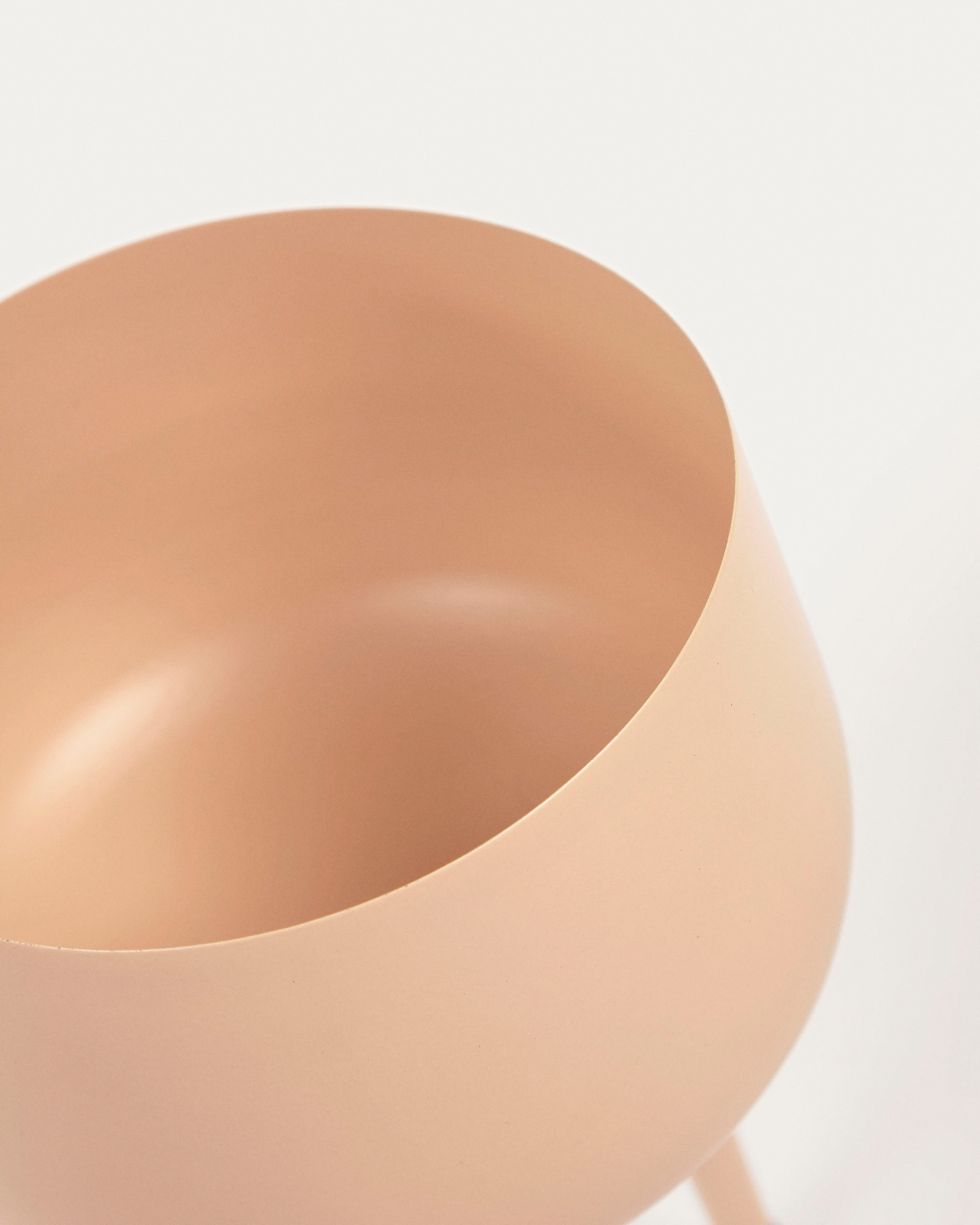 Горшок Apia бежевый металлический на ножках Ø 15 cm La Forma (ex Julia Grup)