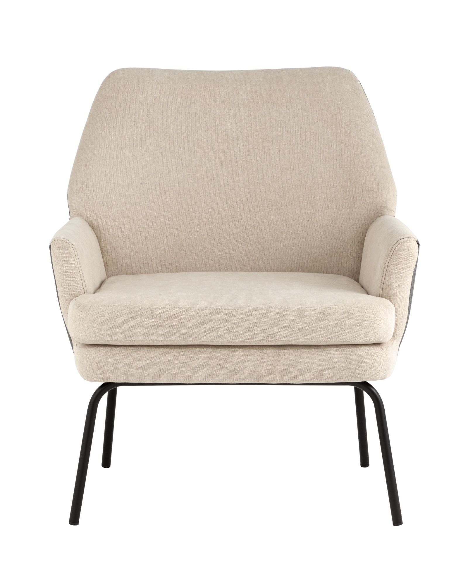 Кресло Харви бежевый с серой экокожей Stool Group