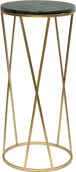 Столик приставной с зеленым мрамором Glasar 54-045