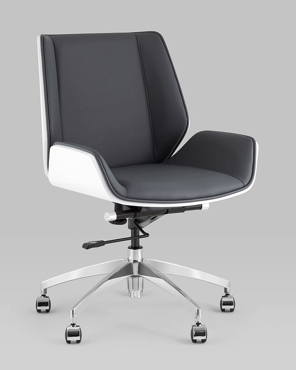Кресло офисное TopChairs Crown SN серо-голубой Stool Group