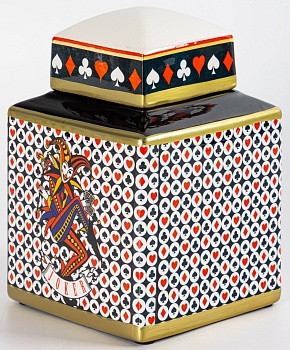 Ваза с крышкой Glasar 58-057