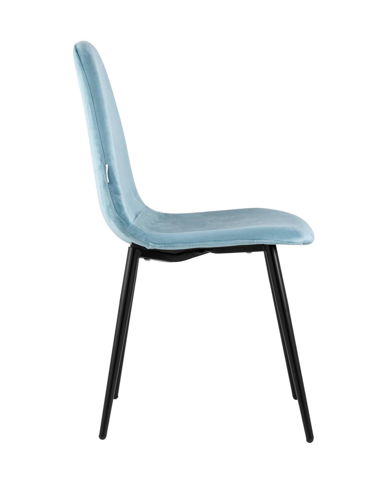 Стул Норман велюр пыльно-голубой Stool Group