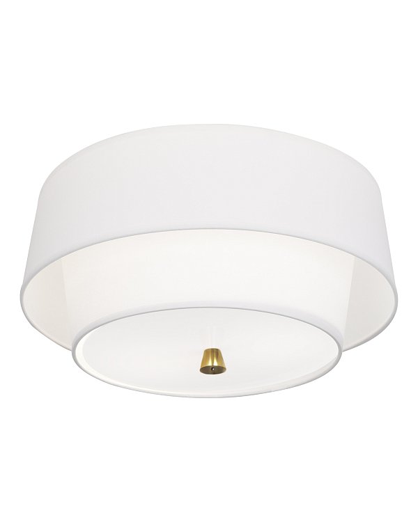 Белый потолочный светильник Вирджил Louvre Home P7553PB