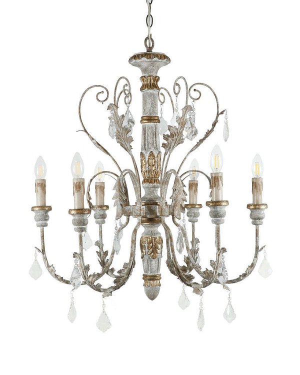 Люстра с шестью лампами Чизвик Louvre Home 10063-6D