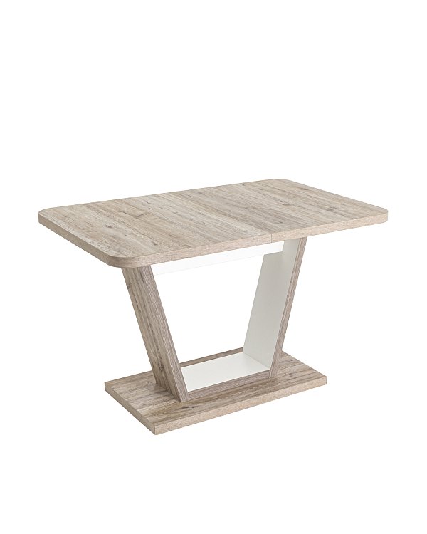 Стол Vector 120-160*80 дуб анкона/белый Stool Group