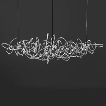 Подвесной светильник COUNTESS L150 Chrome by ImperiumLoft