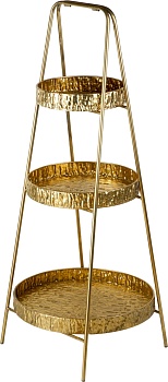 Этажерка Занзибар, трехъярусная Glasar 57-430