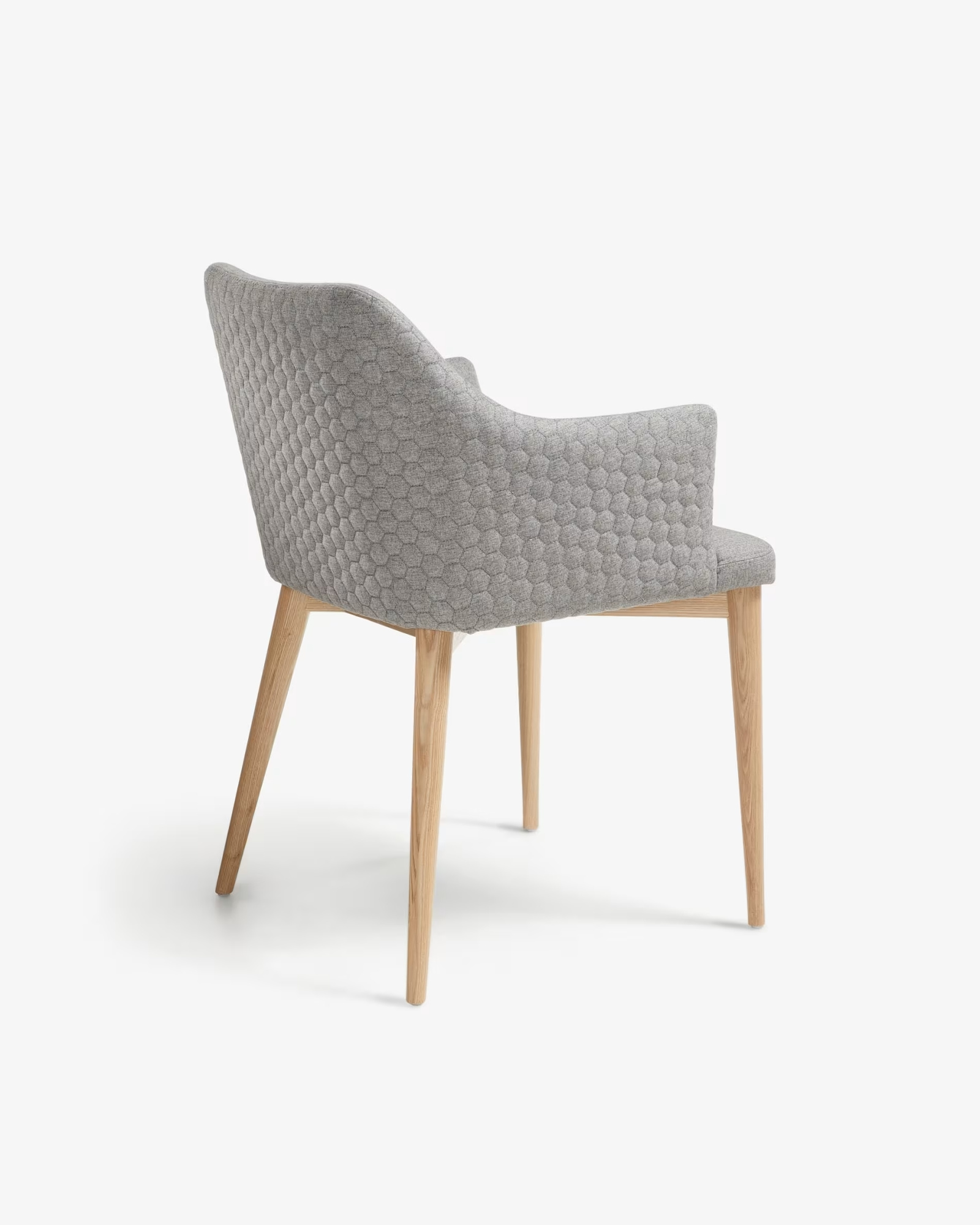 Стул Danai серый тканевый La Forma 49368