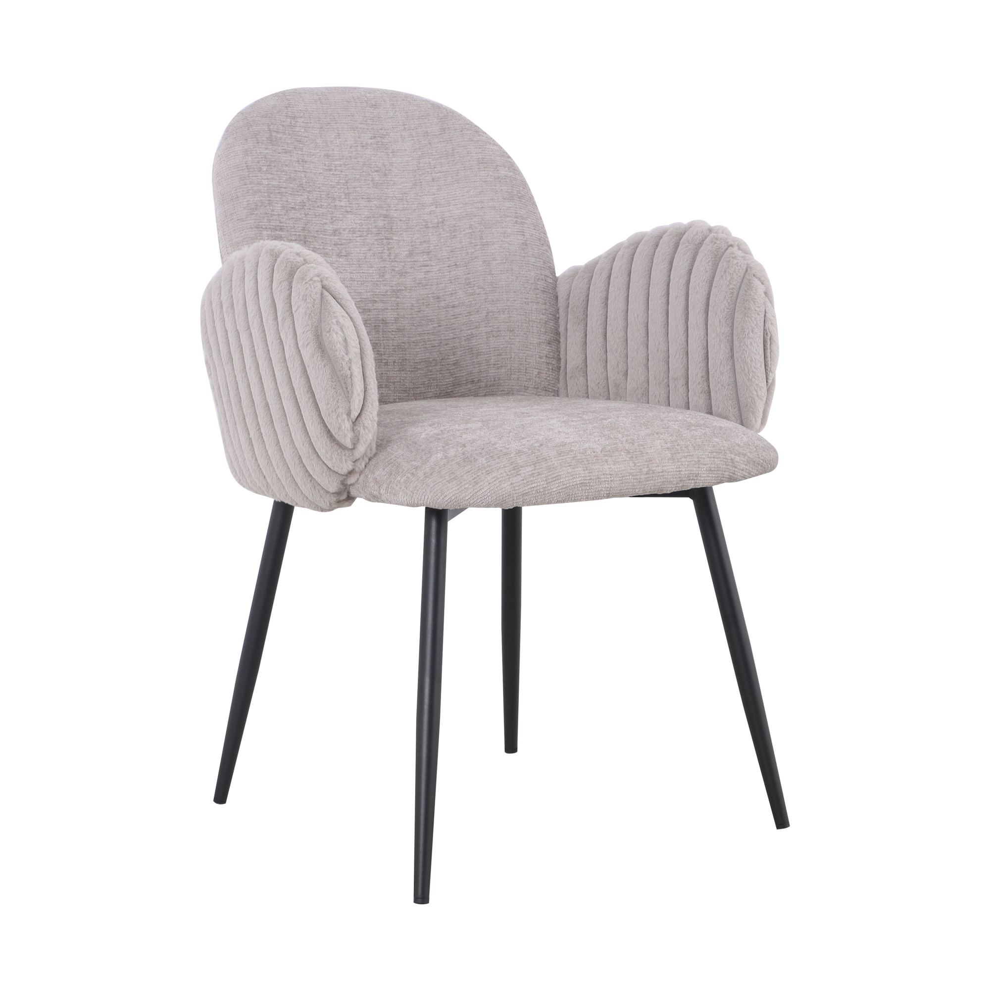 Стул обеденный Wave Stripes букле серый Stool Group