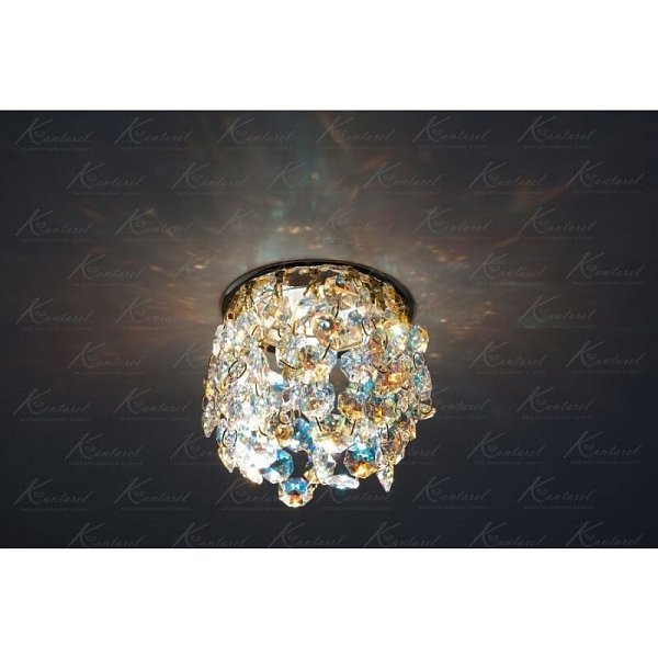 Встраиваемый светильник Kantarel Crown CD 025.2.1 AB crystal AB