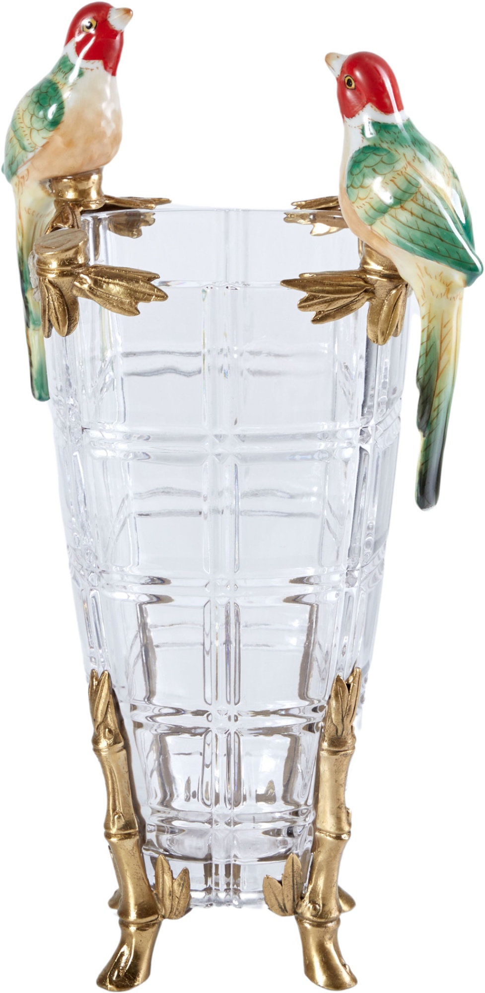 Ваза с птичками Glasar HGL490/1/GLASS