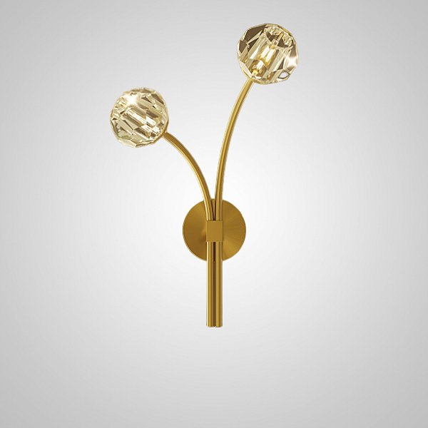 Настенный светильник RH E WALL L2 Left Brass by ImperiumLoft